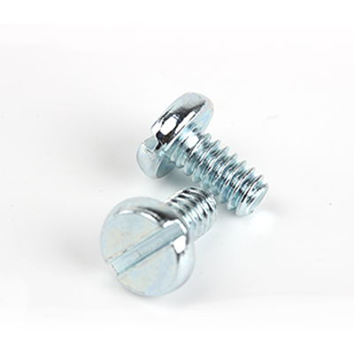 工業(yè)熊碳鋼美制2級(jí)環(huán)保藍(lán)白鋅開槽盤頭螺釘ASMEB18.6.3